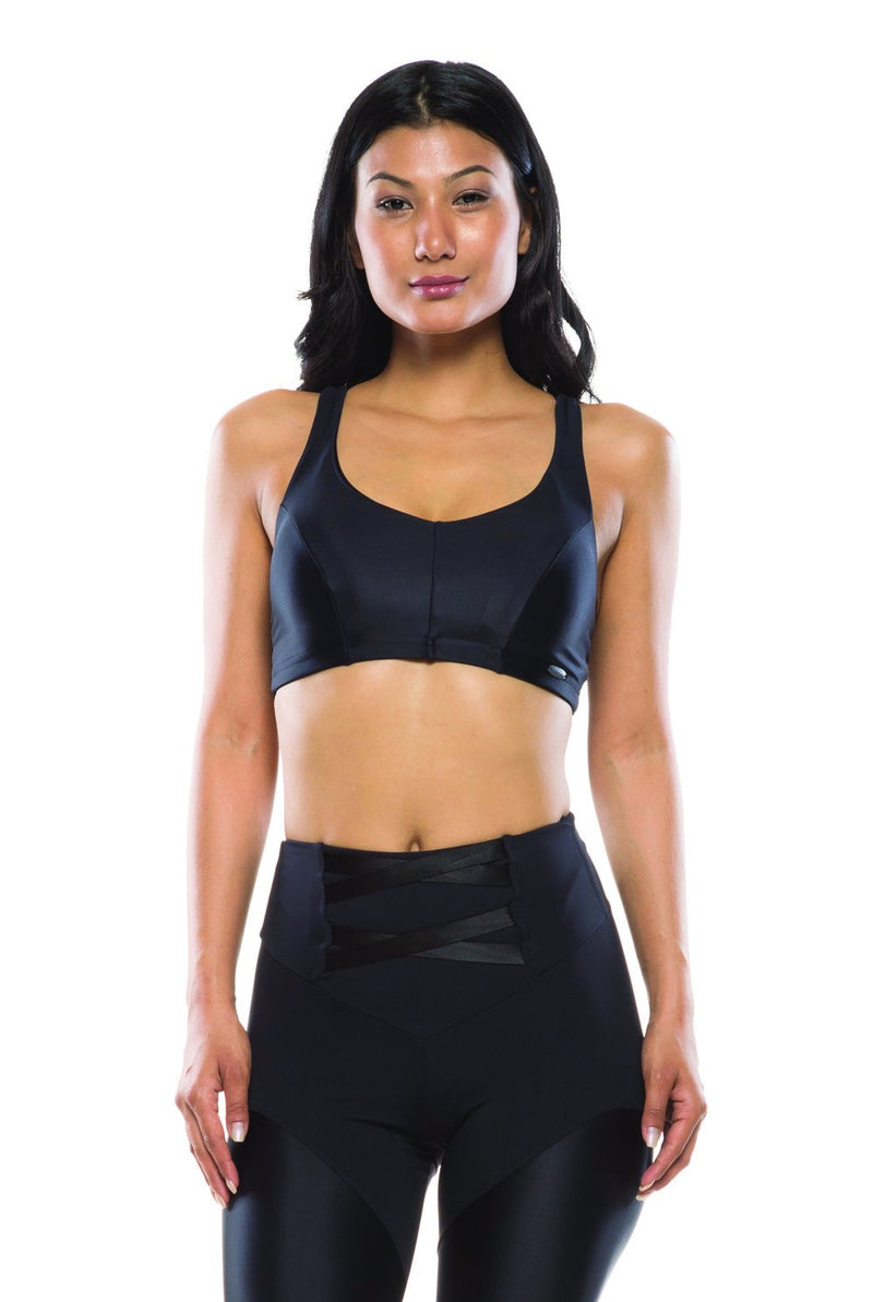 The Rodeo Drive Collection - Royal Blue Lace Up Sports Bra