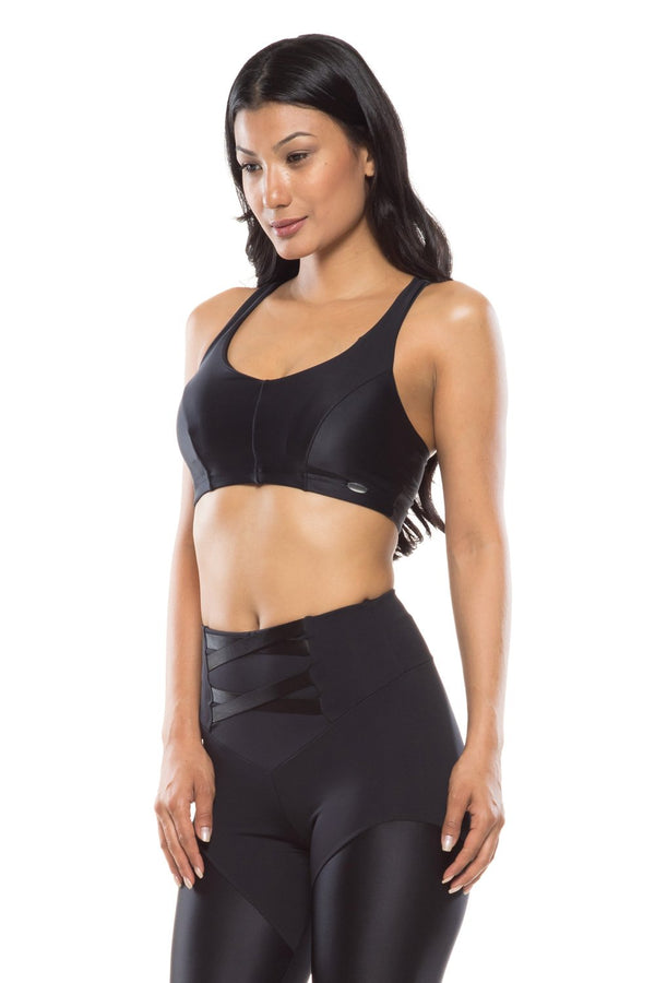 The Rodeo Drive Collection - Royal Blue Lace Up Sports Bra