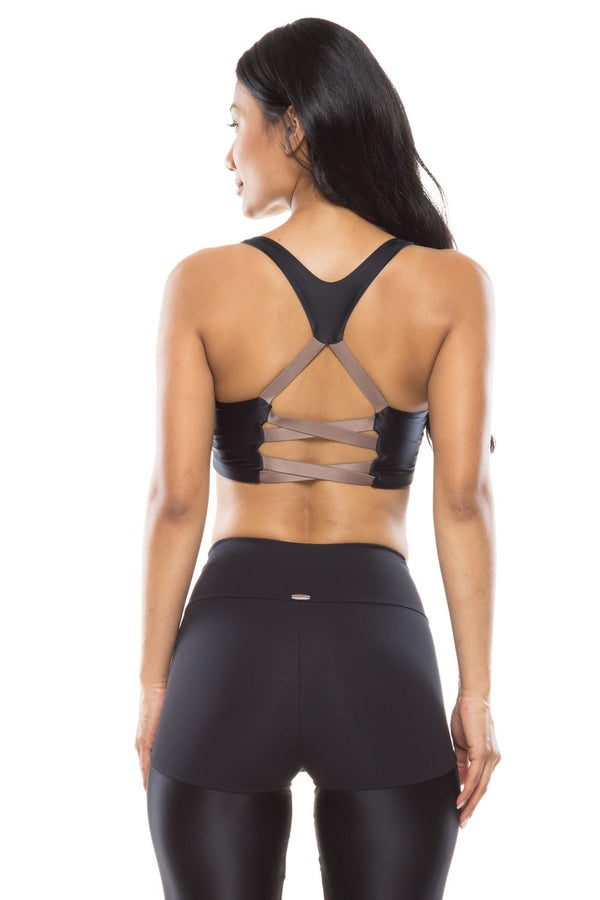The Rodeo Drive Collection - Royal Blue Lace Up Sports Bra