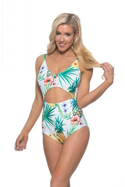 Cancun Collection - Pineapple One Piece Swimsuit
