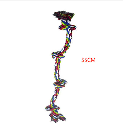 Heavy-Duty Rope Knot Dog Toys For Large Breeds Dental Health Chew And
