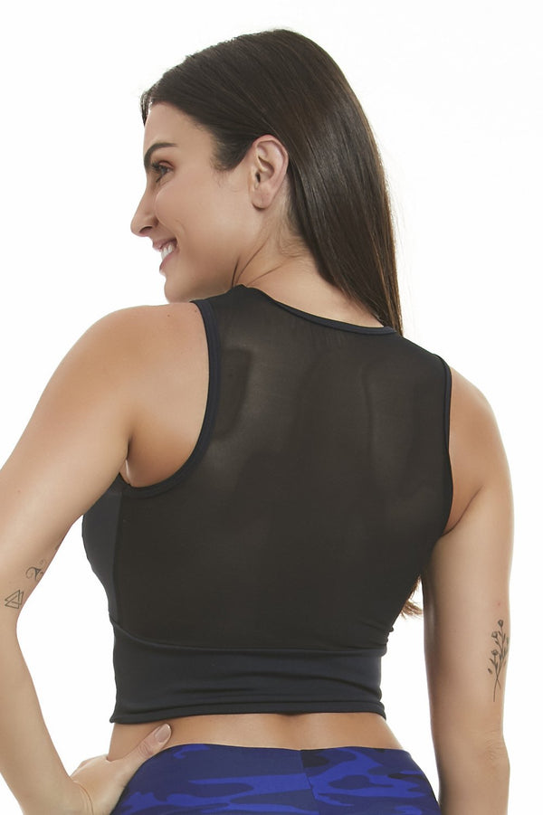 The Rodeo Drive Collection - Elegance Black Crop Top