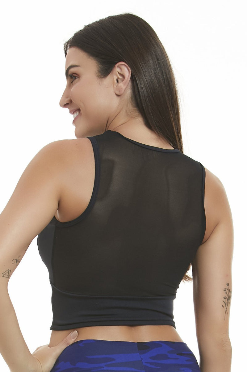 The Rodeo Drive Collection - Elegance Black Crop Top