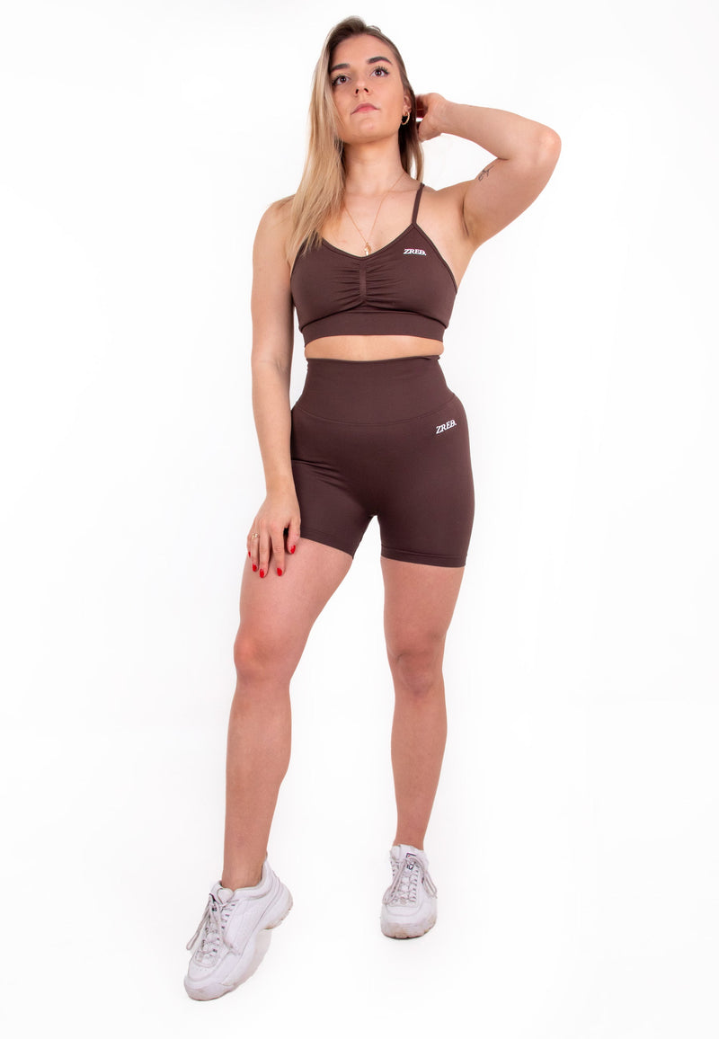 ZRED Collection - Performance   High-Waisted Seamless Shorts