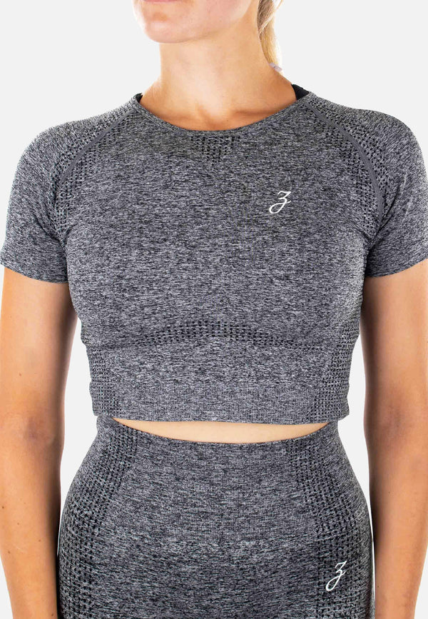 ZRED Collection - Performance Crop Top Dynamic - Grey