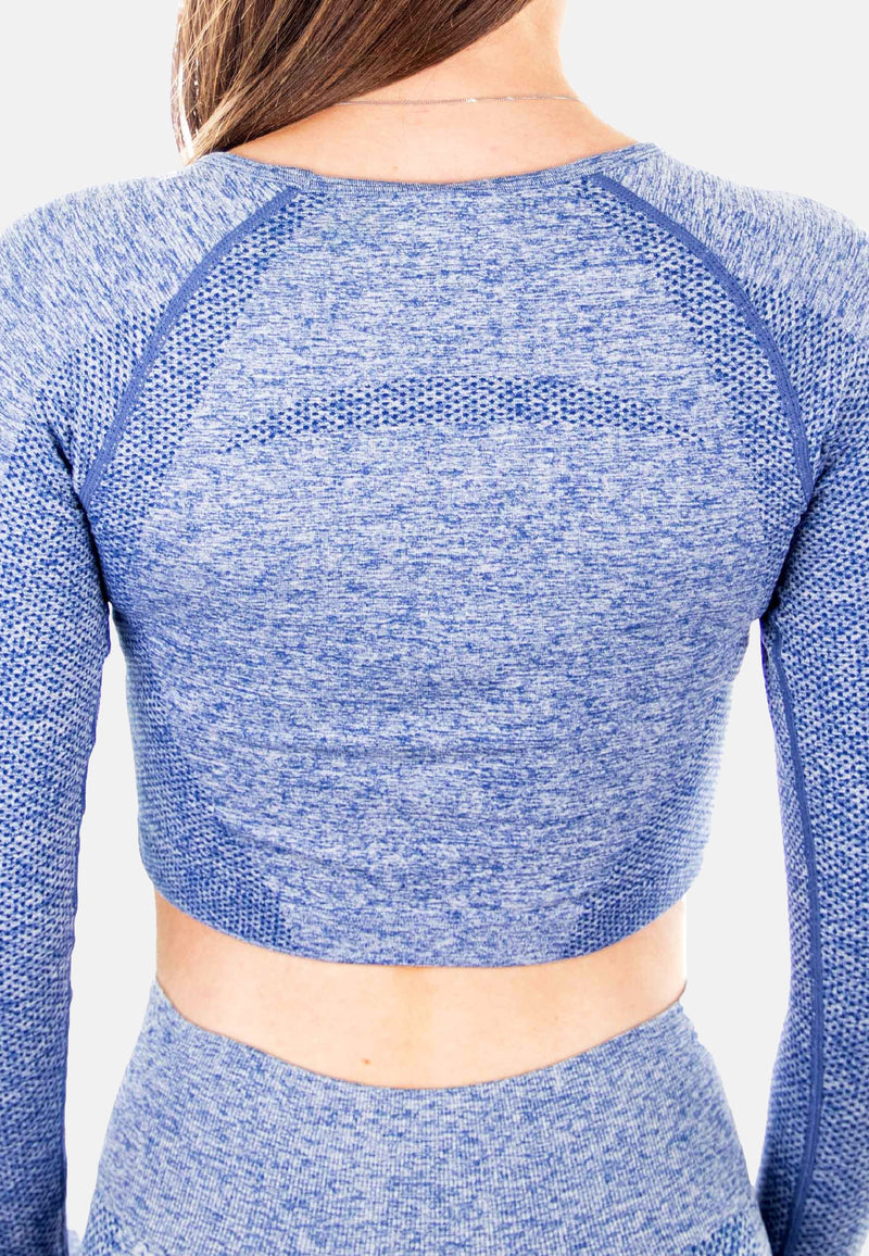 ZRED Collection - Performance Crop Sleeve Dynamic - Blue