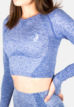 ZRED Collection - Performance Crop Sleeve Dynamic - Blue