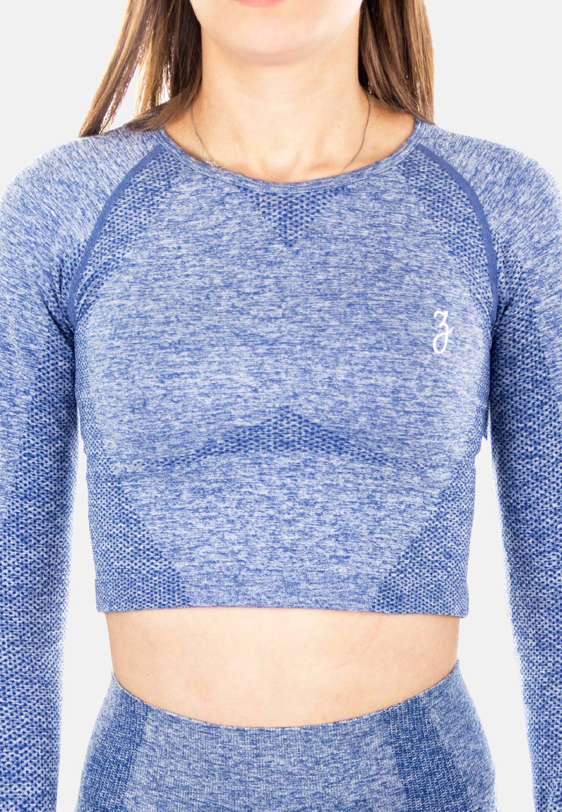 ZRED Collection - Performance Crop Sleeve Dynamic - Blue
