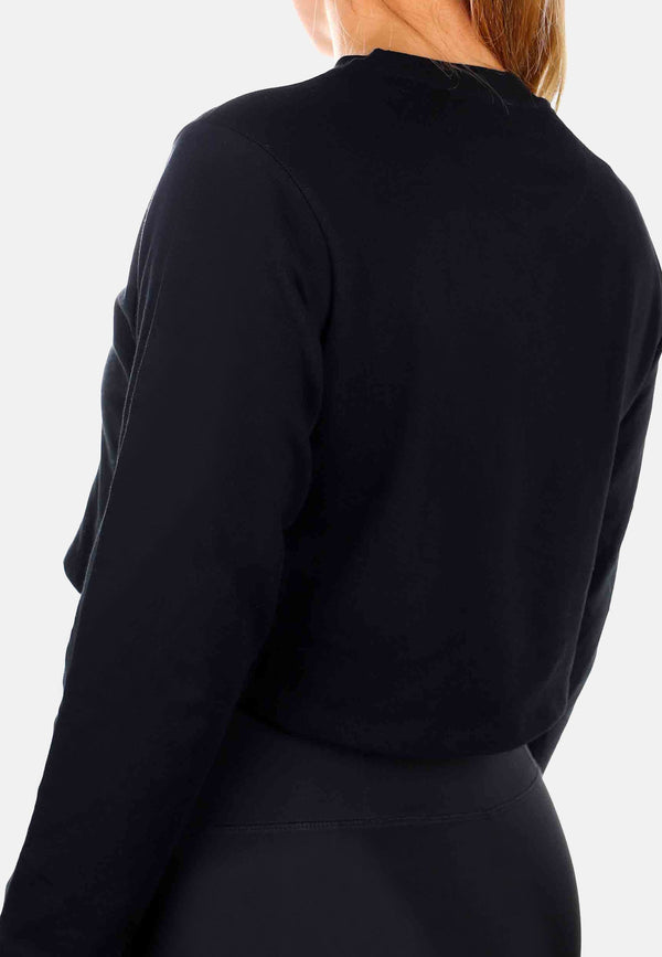 ZRED Collection - Performance Crop Hoodie ICON - Black