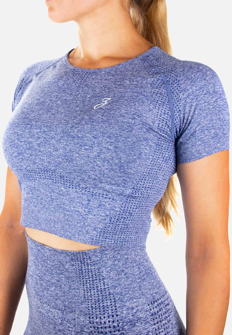 ZRED Collection - Performance Crop Top Dynamic - Blue