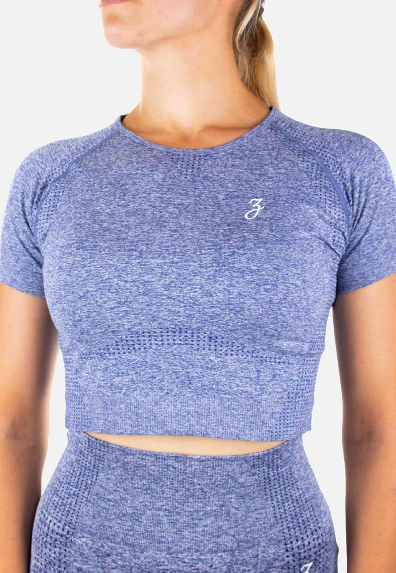 ZRED Collection - Performance Crop Top Dynamic - Blue