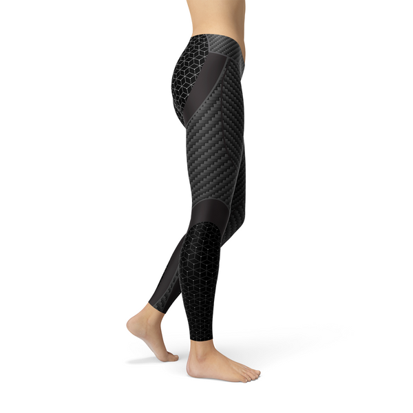 The Atlantis Collection - Carbon Fiber Sports Leggings