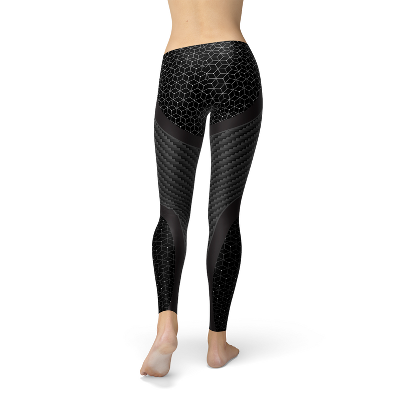 The Atlantis Collection - Carbon Fiber Sports Leggings
