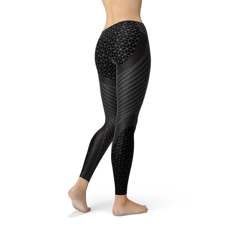 The Atlantis Collection - Carbon Fiber Sports Leggings