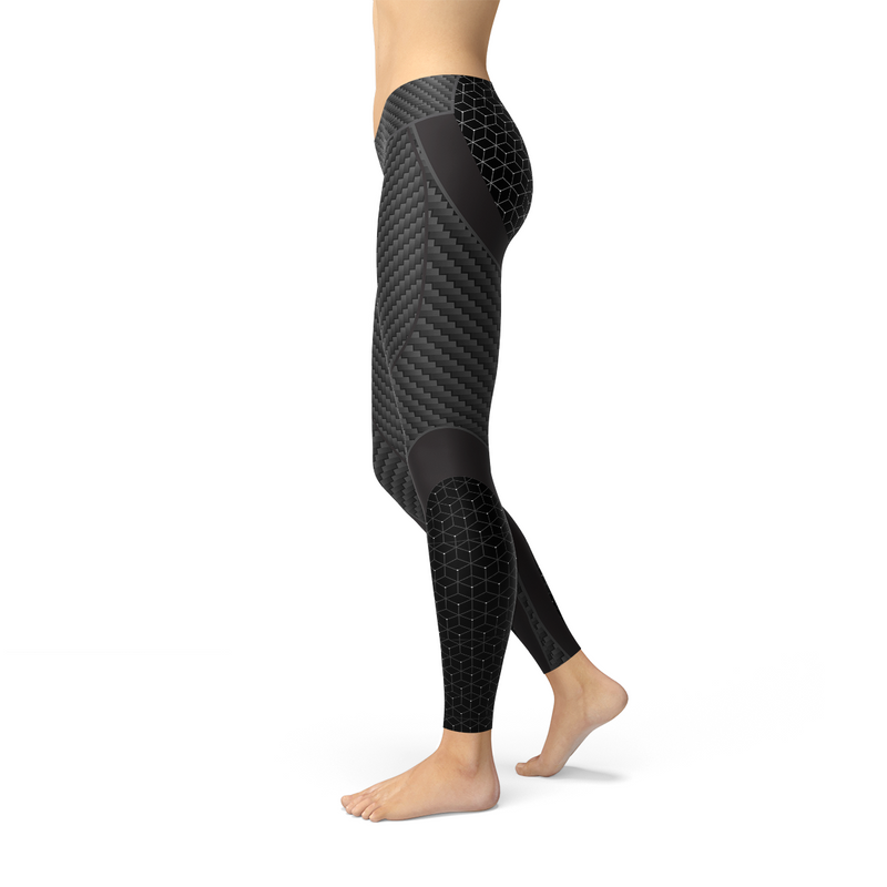 The Atlantis Collection - Carbon Fiber Sports Leggings
