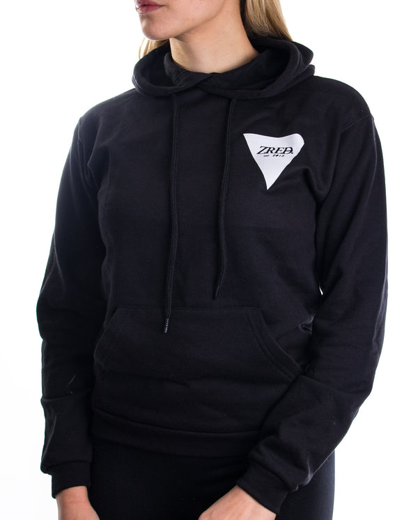 ZRED Collection - Performance Classic Autumn Hoodie - Black/White