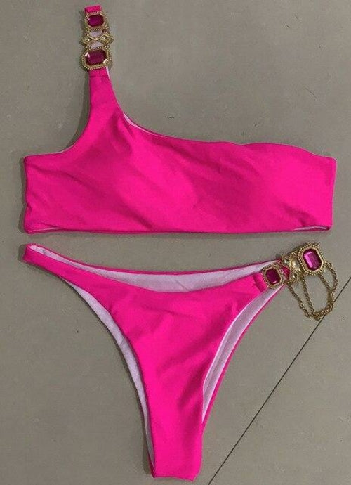 Tahiti Collection - Jewel Rhinestones Luxury Diamond Bikini Swimwear