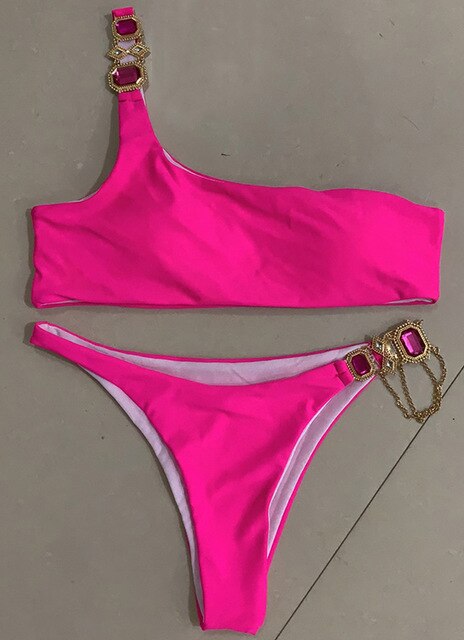 Tahiti Collection - Jewel Rhinestones Luxury Diamond Bikini Swimwear