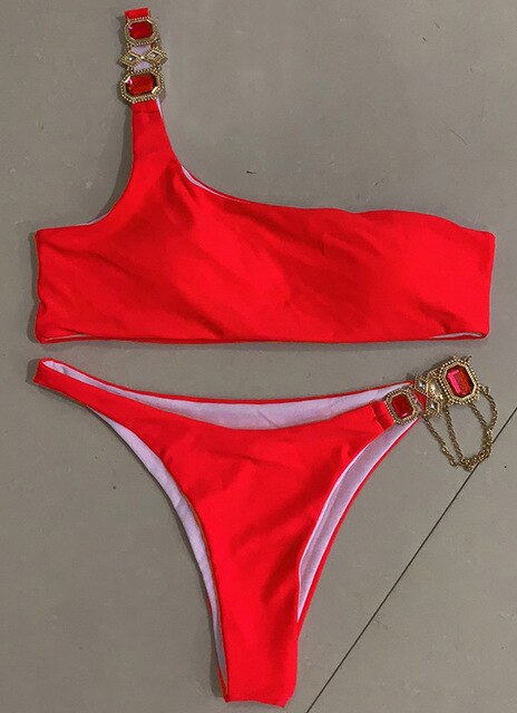 Tahiti Collection - Jewel Rhinestones Luxury Diamond Bikini Swimwear
