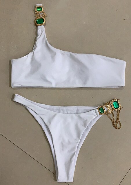Tahiti Collection - Jewel Rhinestones Luxury Diamond Bikini Swimwear