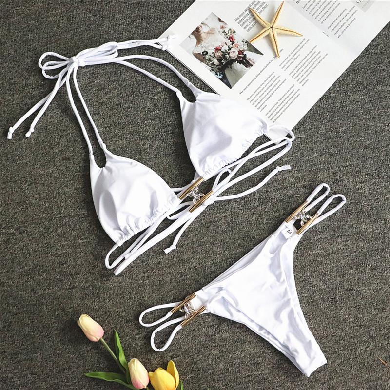 Tahiti Collection - Jewel Rhinestones Luxury Diamond Bikini Swimwear