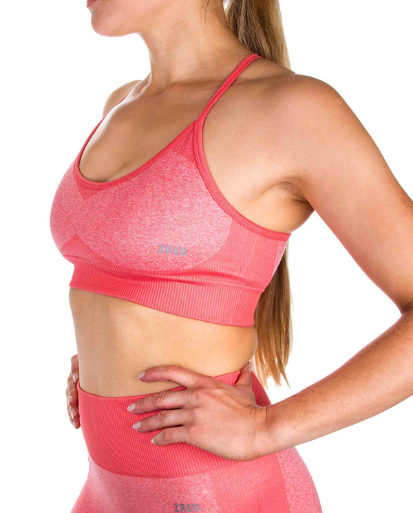 ZRED Collection - Performance Sports Bra ICON - Pink