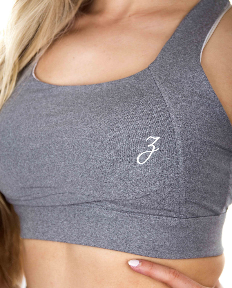 ZRED Collection - Performance Sports Bra Origin - Grey