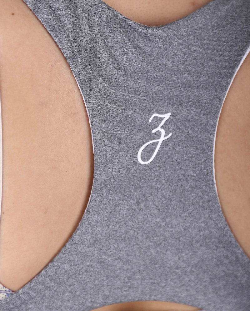 ZRED Collection - Performance Sports Bra Origin - Grey